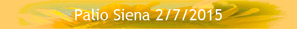 Palio Siena 2/7/2015